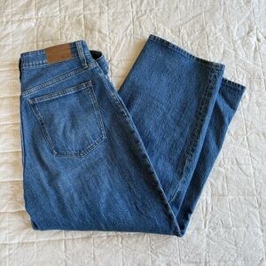 Madewell Curvy Perfect Vintage Wide Leg Crop Jean